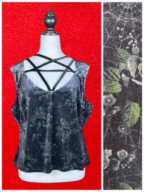 Killstar NWT Victorian Gothic Lolita Whimsigoth Dark Coquette Maximalism Top 3XL